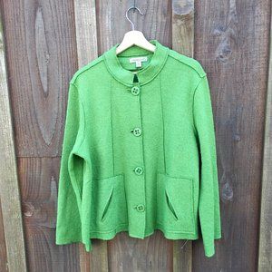 Coldwater Creek boiled wool jacket